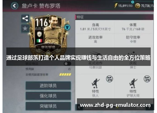 通过足球部落打造个人品牌实现赚钱与生活自由的全方位策略